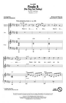 Finale B (No Day But Today) (Jonathan Larson) 