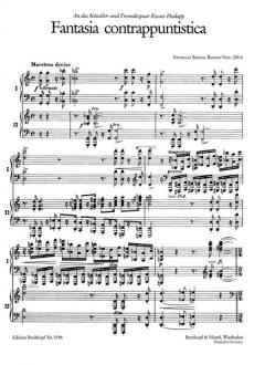 Fantasia contrappuntistica von Ferruccio Busoni 