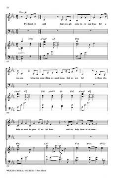 Wicked (Choral Medley) von Stephen L. Schwartz (Download) 