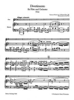 Divertimento B-Dur op. 52 von Ferruccio Busoni 
