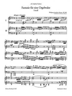 Fantasie f-moll KV 608 von Wolfgang Amadeus Mozart 