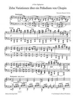 10 Variationen über ein Präludium von Chopin von Ferruccio Busoni 