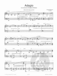 Adagio op. 62, 2 von Bertold Hummel 
