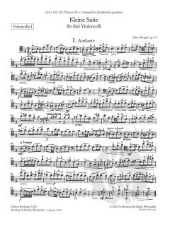 Kleine Suite für drei Violoncelli op. 59 von Julius Klengel im Alle Noten Shop kaufen