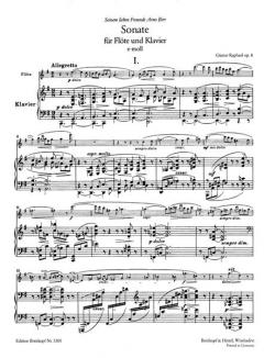 Sonate e-moll op. 8 von Günter Raphael 