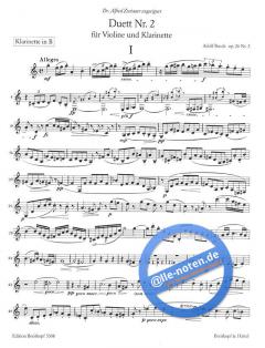 Hausmusik Duett Nr. 2 op. 26/2 (Adolf Busch) 