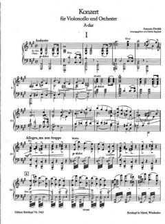 Violoncellokonzert A-dur von Antonín Dvorák im Alle Noten Shop kaufen