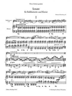 Sonate op. 41 von Othmar Schoeck 