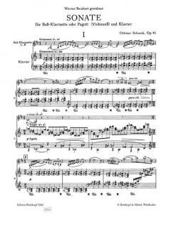 Sonate op. 41 von Franz Hindermann 