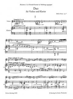 Duo op. 7 von Miklos Rozsa 