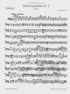 Streichquartett Nr. 2 D-Dur von Alexander Borodin im Alle Noten Shop kaufen - EB5665