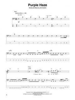 Bass Play-Along Vol. 10: Jimi Hendrix Smash Hits (Jimi Hendrix) 