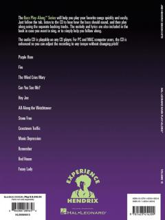 Bass Play-Along Vol. 10: Jimi Hendrix Smash Hits (Jimi Hendrix) 