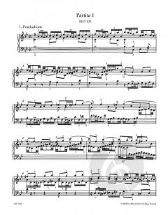 6 Partiten BWV 825-830 von Johann Sebastian Bach 