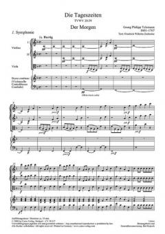 Die Tageszeiten von Georg Philipp Telemann 