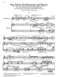 Vier Stücke op. 5 von Alban Berg 
