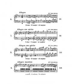 Werke für Klavier solo von Wolfgang Amadeus Mozart im Alle Noten Shop kaufen