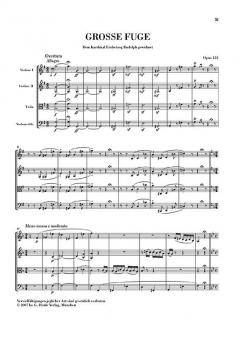 Streichquartett B-dur op. 130 von Ludwig van Beethoven im Alle Noten Shop kaufen