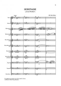 Serenade B-dur KV 361 (370a) 'Gran Partita' (W.A. Mozart) 