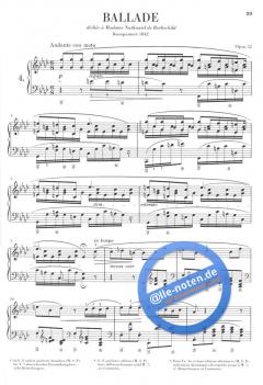 Balladen von Frédéric Chopin 