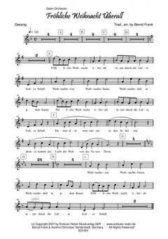 Fröhliche Weihnacht für Salon-Orchester im Alle Noten Shop kaufen