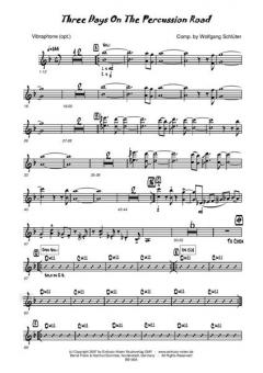 Three Days On The Percussion Road von Wolfgang Schlüter 