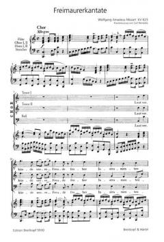 Freimaurerkantate KV 623 (W.A. Mozart) 