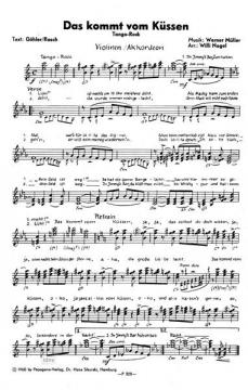 Einen Ring mit zwei blutroten Steinen / Das kommt vom Küssen von Heinz Kück 