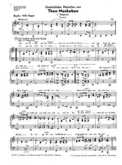 Potpourri für Singstimme und Klavier von Theo Mackeben 