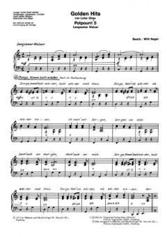 Potpourri 5/6 für Singstimme und Klavier von Lothar Olias 