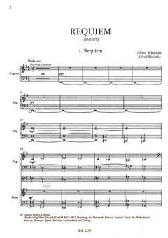 Requiem von Alfred Schnittke für Soli, Chor und Instrumentalensemble (aus der Bühnenmusik zu Friedrich von Schillers 'Don Carlos') im Alle Noten Shop kaufen (Einzelstimme)