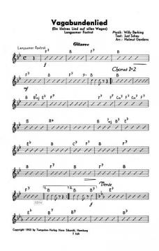 Nimm mich mit, Kapitän auf die Reise / Vagabundenlied von Norbert Schultze 