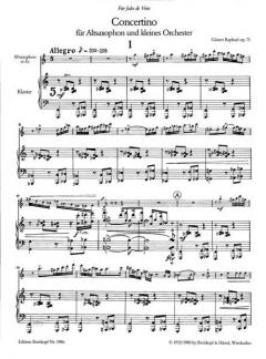 Concertino op. 71 von Günther Raphael 
