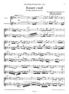 Konzert für Oboe, Streicher und Bc (Georg Philipp Telemann) 