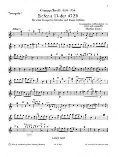 2 Konzerte D-dur (Giuseppe Torelli) 