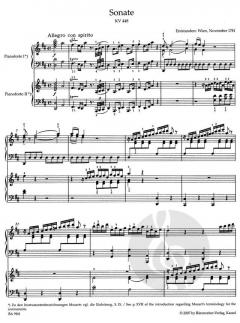 Sämtliche Werke für zwei Klaviere von Wolfgang Amadeus Mozart im Alle Noten Shop kaufen (Partitur)