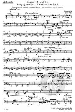 Streichquartett Nr. 1 von Leo Eugen Janácek im Alle Noten Shop kaufen (Stimmensatz) - BA9520