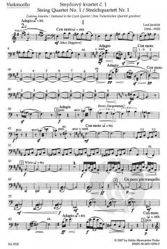 Streichquartett Nr. 1 von Leo Eugen Janácek im Alle Noten Shop kaufen (Stimmensatz) - BA9520