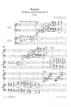 Klavierkonzert Nr. 2 B-Dur op. 83 von Otto Singer im Alle Noten Shop kaufen