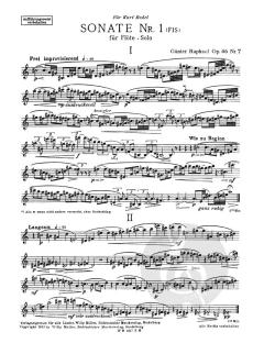 Zwei Solosonaten von Günter Raphael 