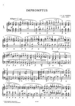 Impromptus op. 7 von Jan Hugo Vorisek 
