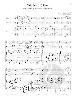 Klaviertrio Nr. 2 C-Dur op. 87 (Johannes Brahms) 