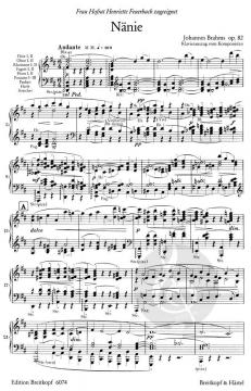 Nänie op. 82 (Johannes Brahms) 