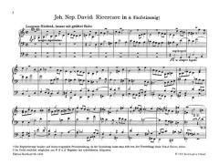 Ricercare in a von Johann Nepomuk David 