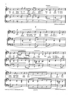 5 Ophelia-Lieder von Johannes Brahms 