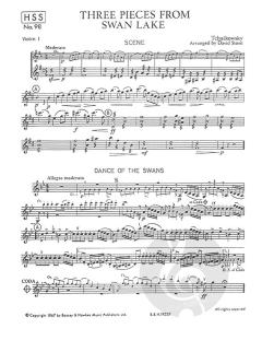 Drei Stücke aus Schwanensee op. 20 von Pjotr Iljitsch Tschaikowski 