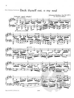 Sechs Choralvorspiele op. 122 von Johannes Brahms 