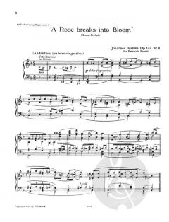 Sechs Choralvorspiele op. 122 von Johannes Brahms 