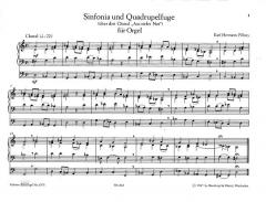 Sinfonia und Quadrupelfuge über den Choral 'Aus tiefer Not' von Karl Pillney 