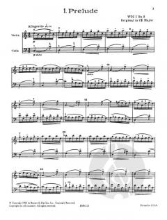 20 Duette von Johann Sebastian Bach für Violine und Violoncello im Alle Noten Shop kaufen (Partitur)